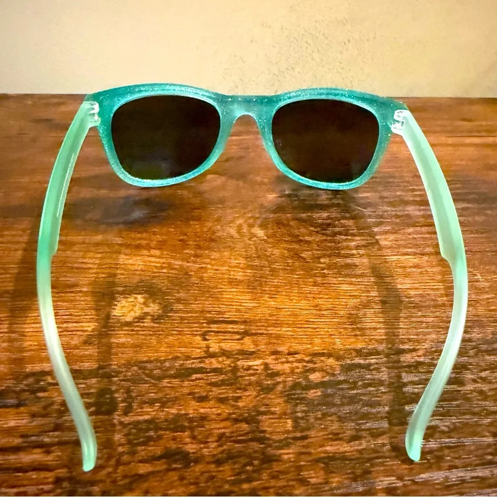 Target Toddler Girls Glittery Teal Sunglasses